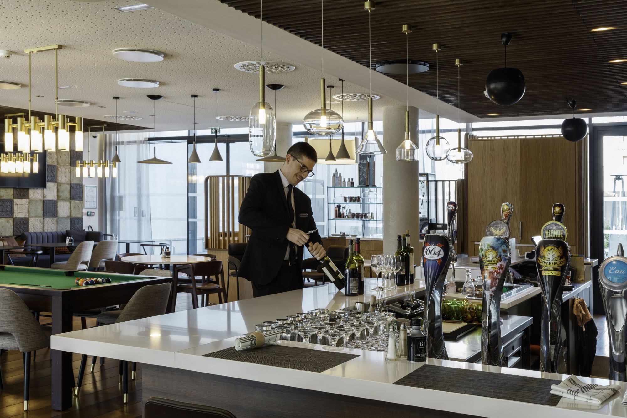 Espace de convivialit&eacute; H&ocirc;tel Marriott