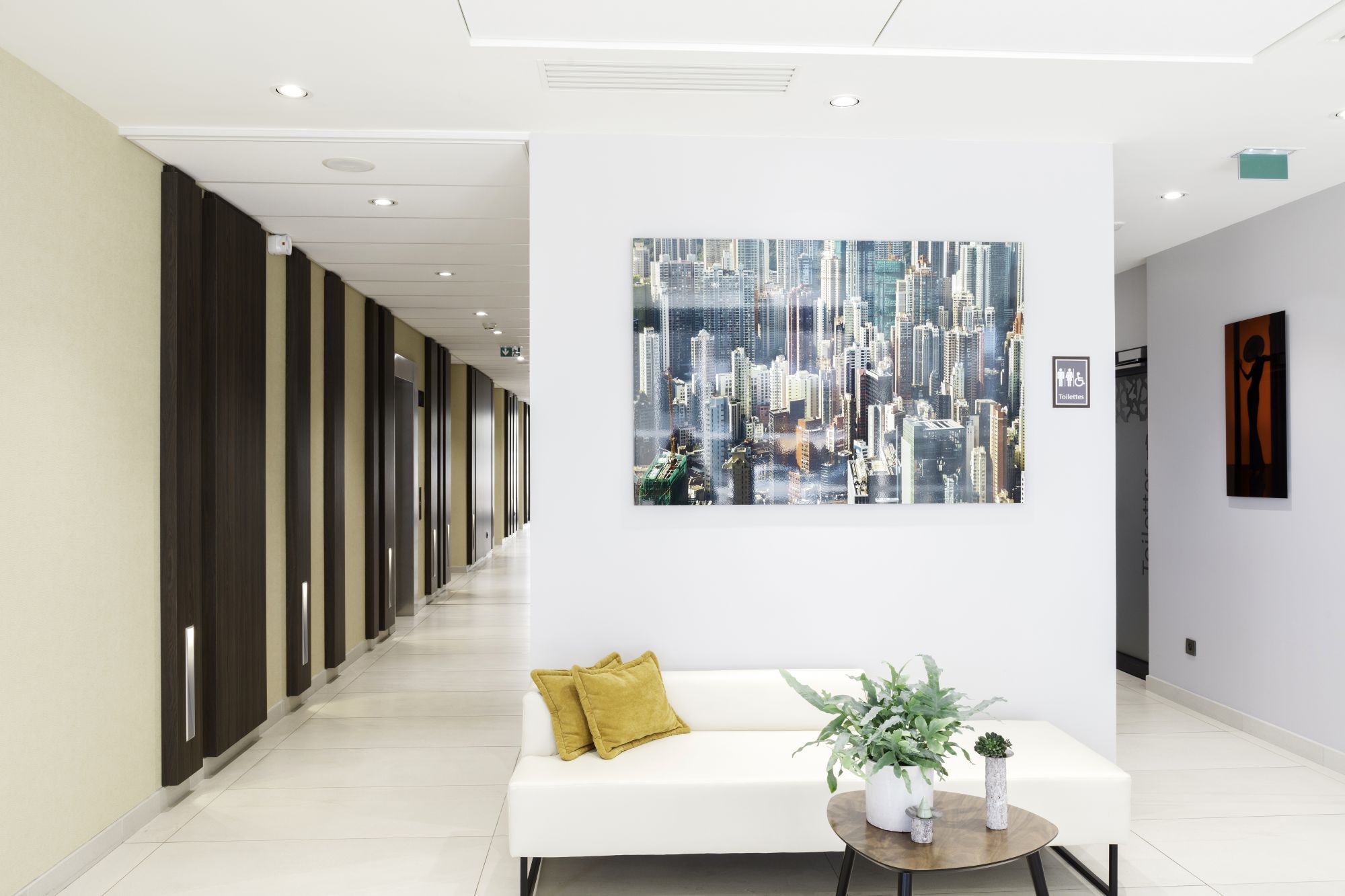 Espace d'attente H&ocirc;tel Marriott